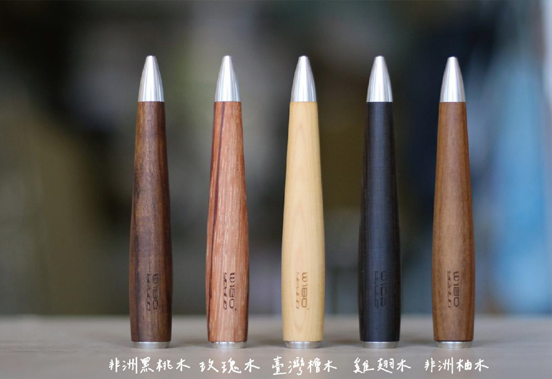 W180度木質倒轉筆